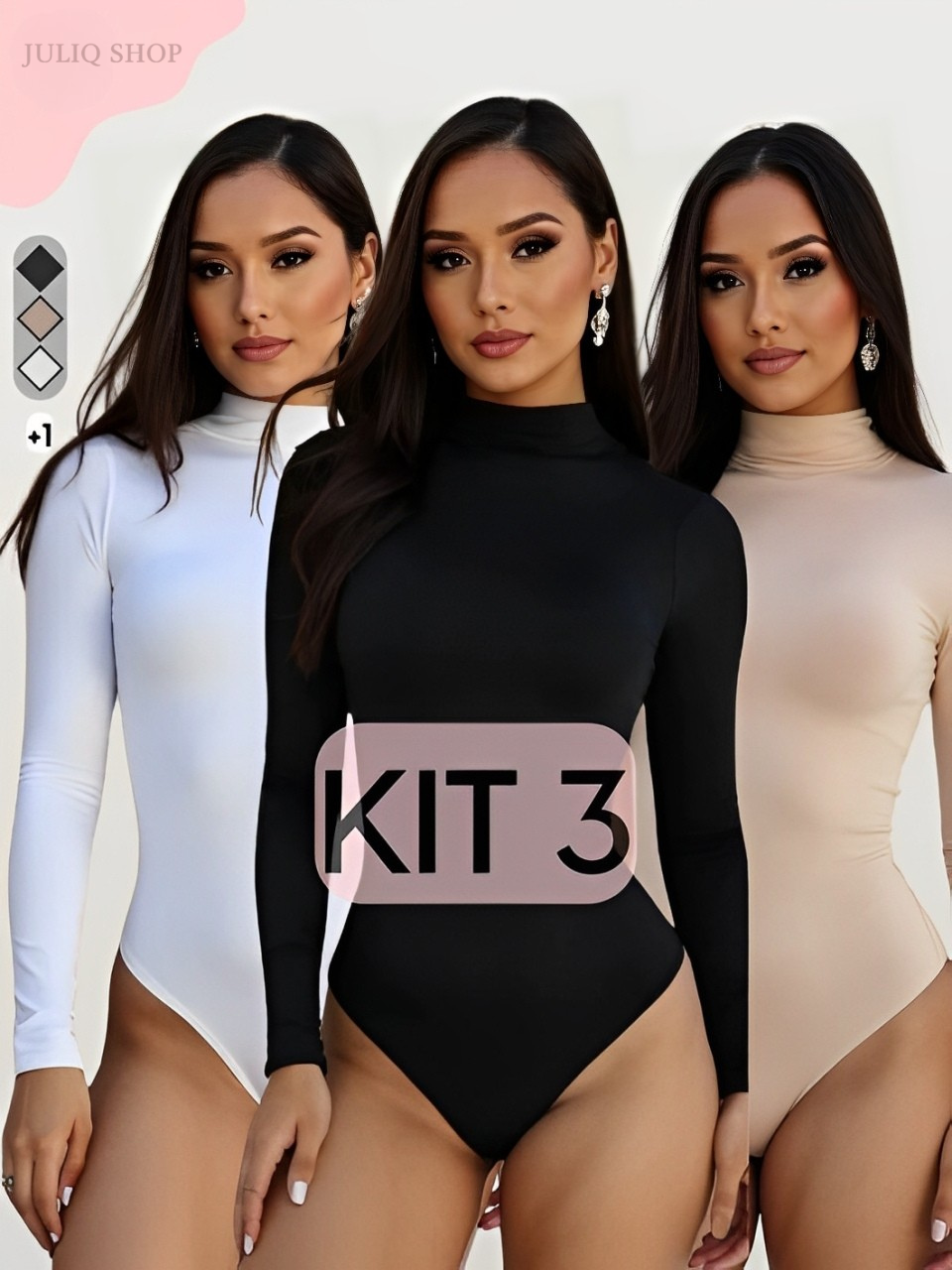 Body Manga Longa Suplex (Compre 1 Leve 3)