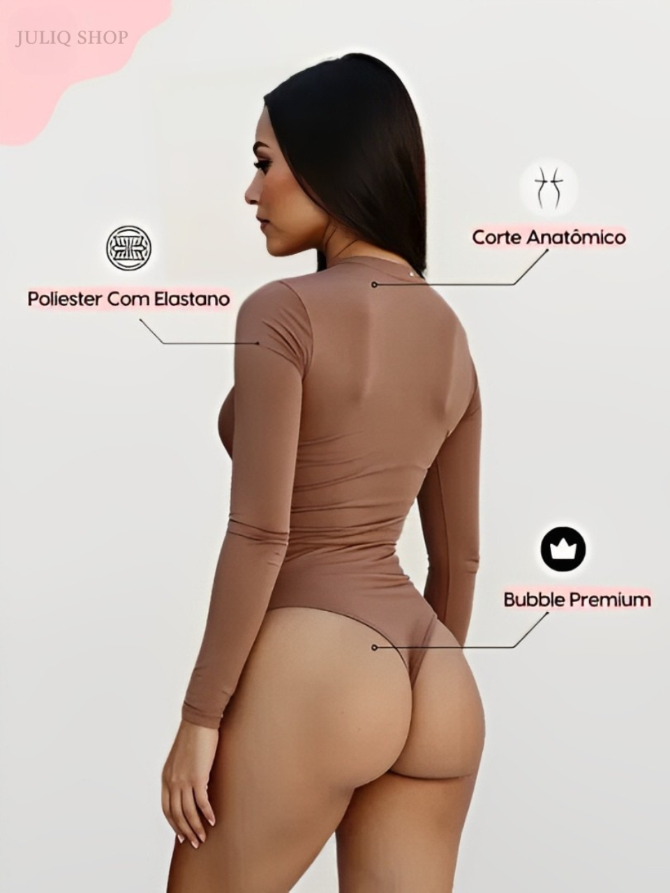 Body Manga Longa Suplex (Compre 1 Leve 3)