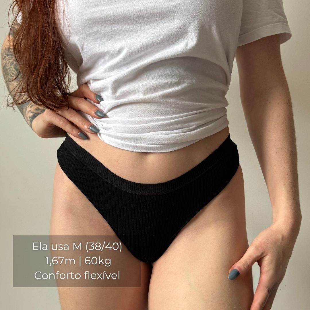 Calcinha Anti-bacterianas CottonConfort® - Anti-Candida Supreme COMPRE 5 LEVE 12