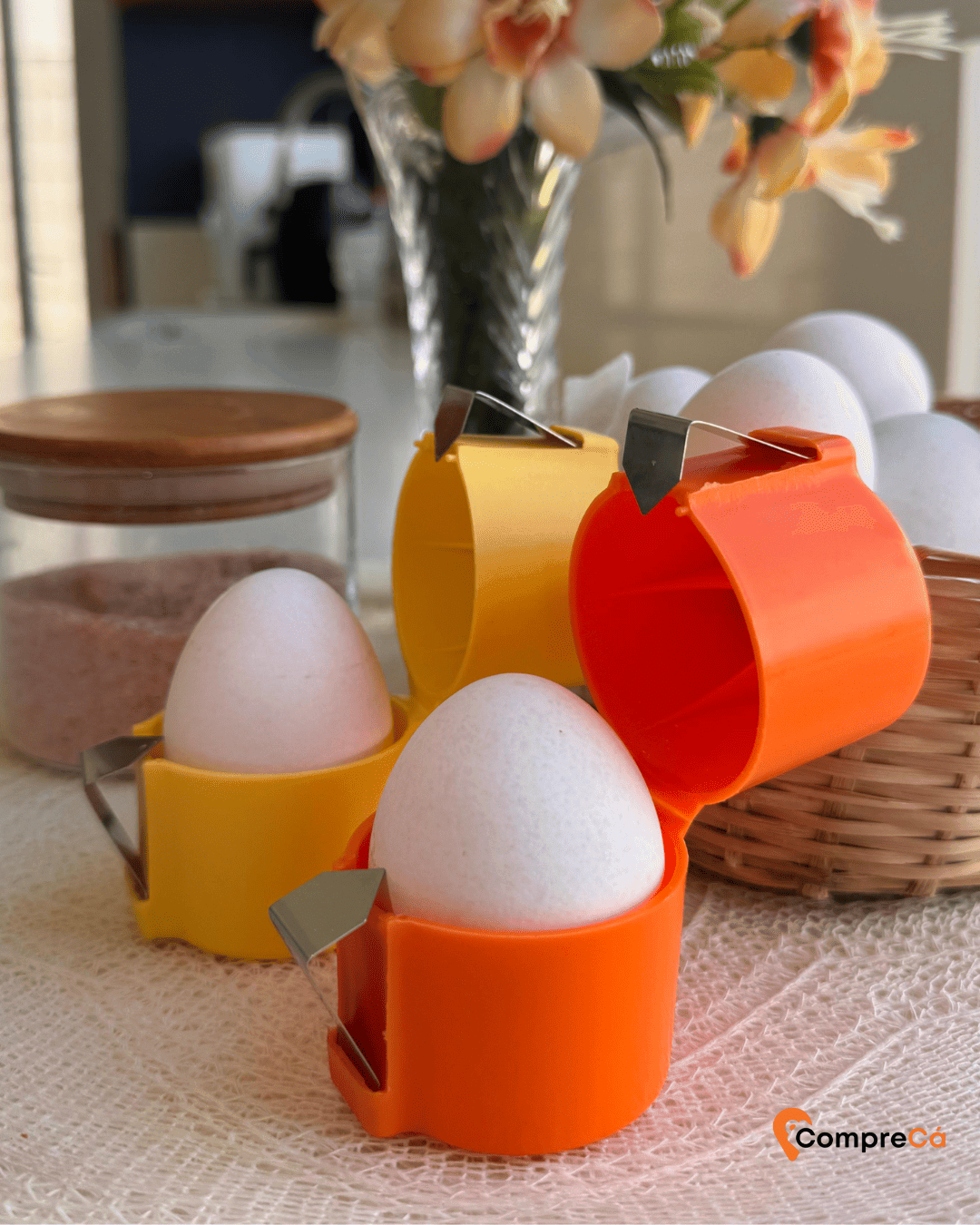 Abridor de Ovos 2 em 1 | Open Egg - 50%OFF