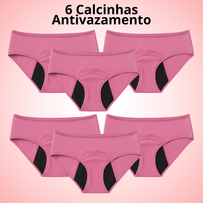Calcinha Antivazamento ConfortLife - Compre 3 Leve 6