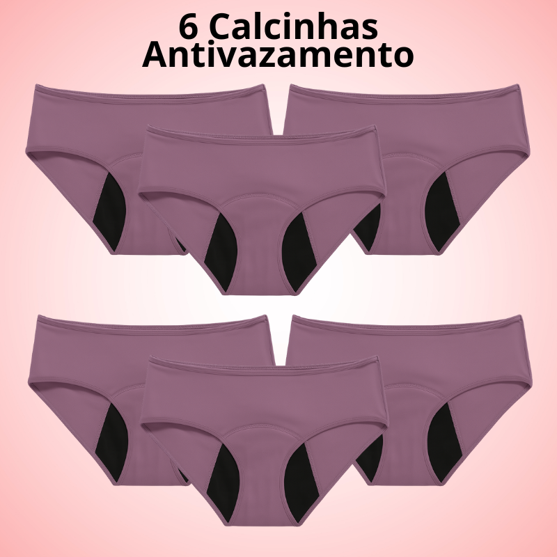Calcinha Antivazamento ConfortLife - Compre 3 Leve 6