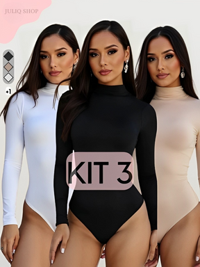 Body Manga Longa Suplex (Compre 1 Leve 3)