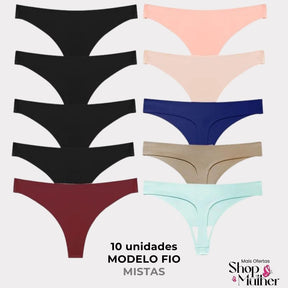 [COMPRE 5 LEVE 10 PROMOÇÃO LIMITADA!] Calcinhas Invisíveis Tecnologia InvisiConfort®