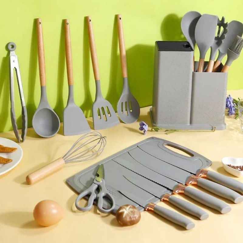 MasterChef – Seu Kit Com 19 peças Profissional + Brinde 4 Apoios de colher em silicone!