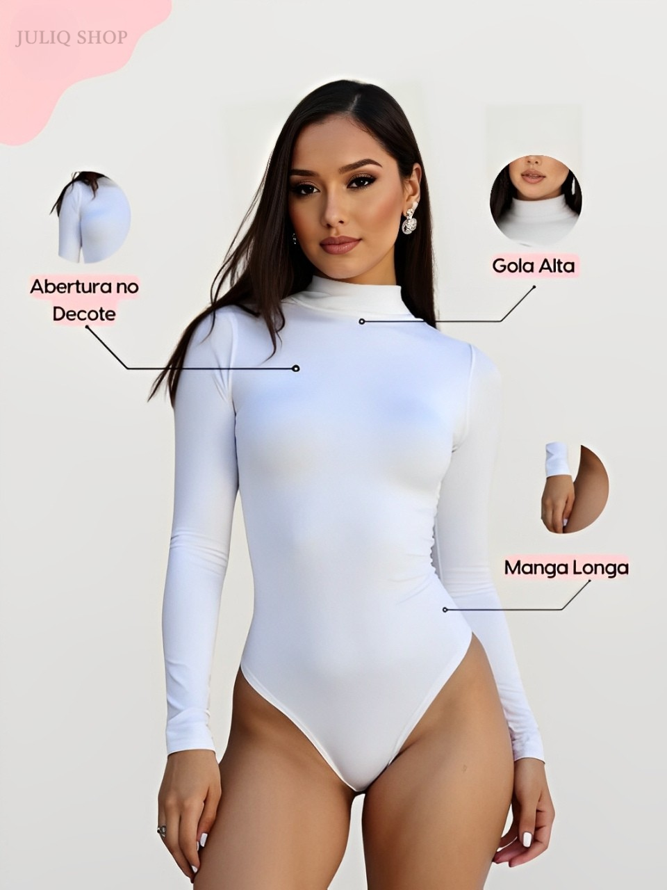 Body Manga Longa Suplex (Compre 1 Leve 3)