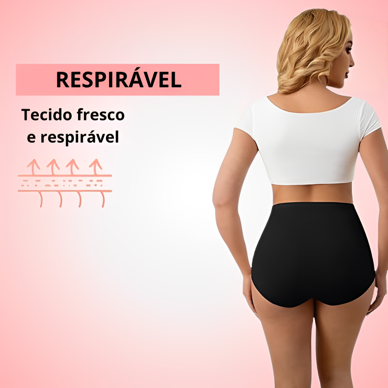 Calcinha ConfortLife™ Antivazamento Modeladora | Compre 1 Leve 3