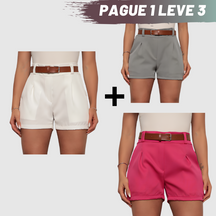 Soft Short Alfaiataria - Compre 1 Leve 3