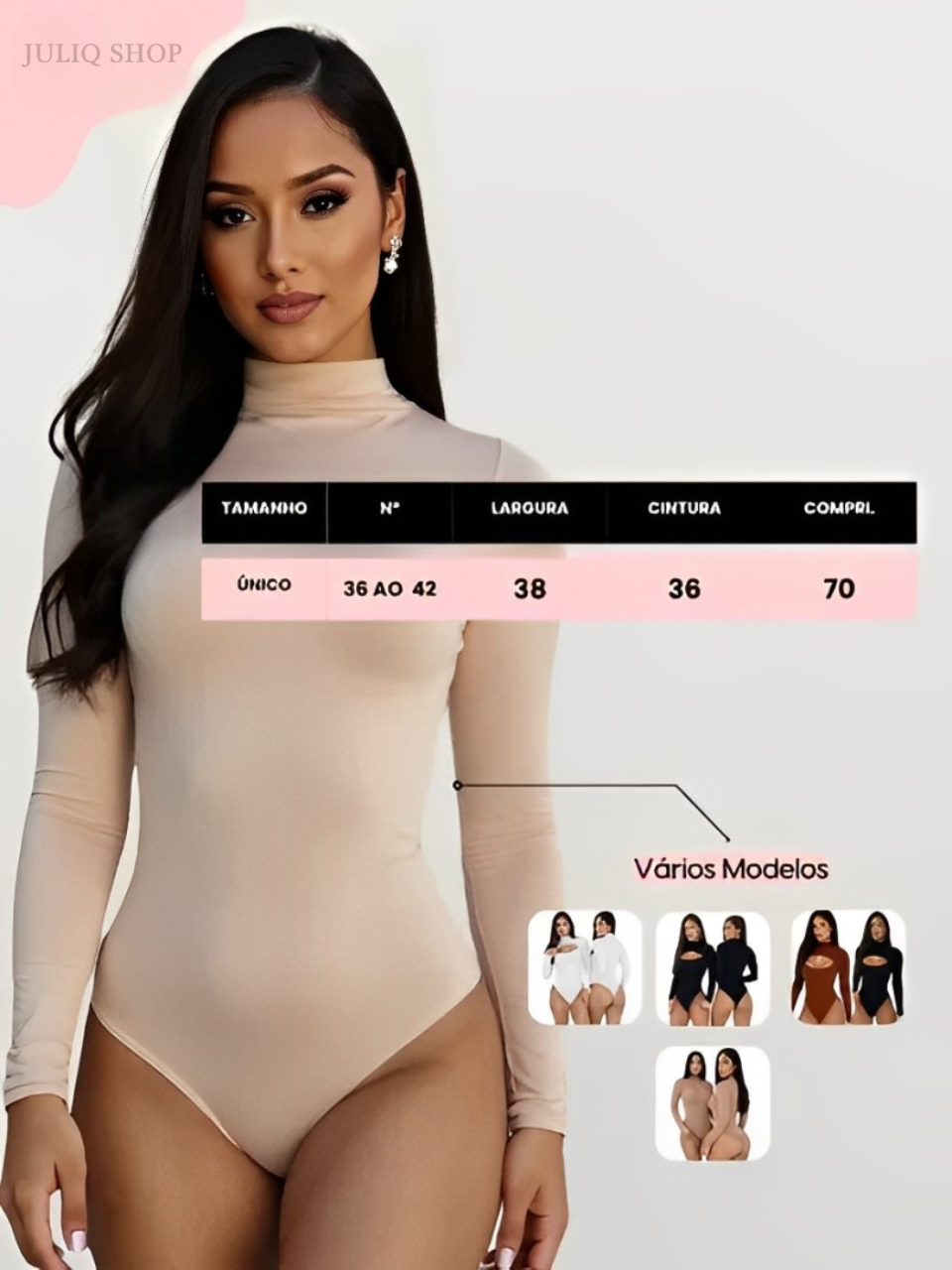 Body Manga Longa Suplex (Compre 1 Leve 3)