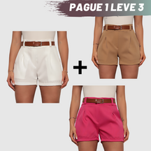 Soft Short Alfaiataria - Compre 1 Leve 3