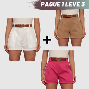 Soft Short Alfaiataria - Compre 1 Leve 3
