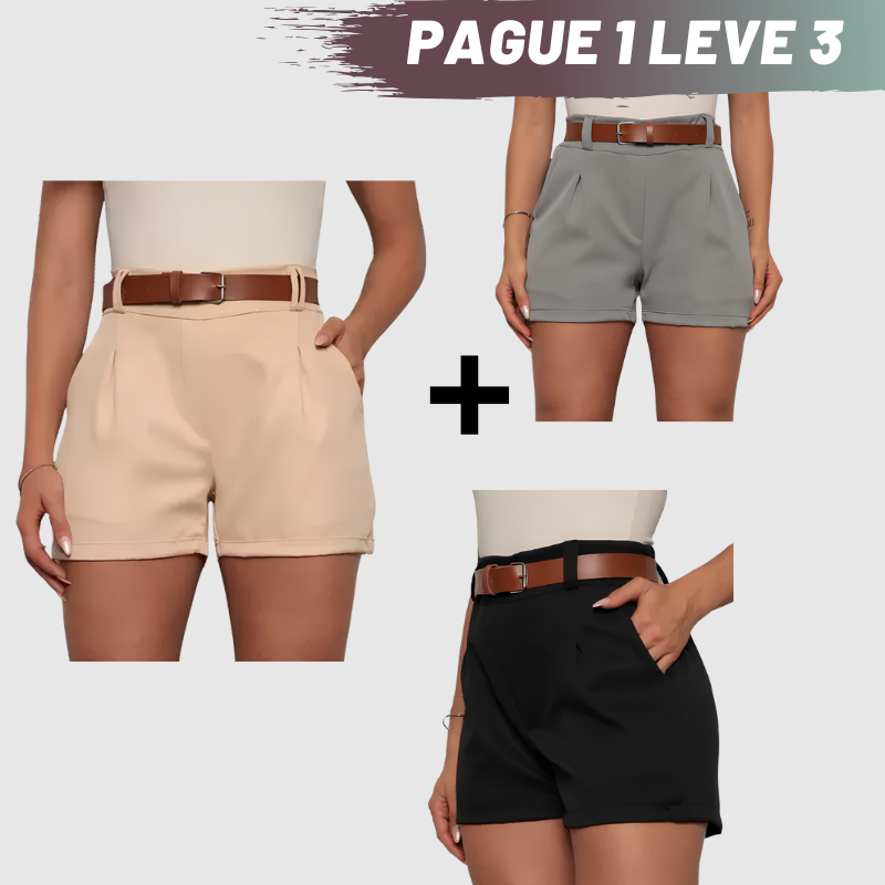 Soft Short Alfaiataria - Compre 1 Leve 3