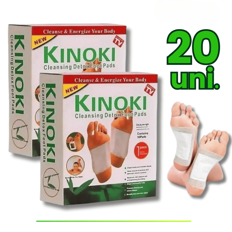 Kit Adesivo Detox - Elimina Dores, Inchaços e Desintoxica - 100% Natural