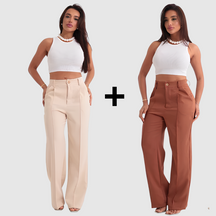 Calça Wide Leg Duna - Compre 1 Leve 2