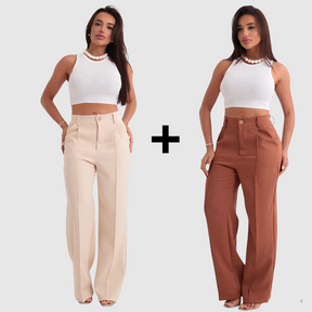 Calça Wide Leg Duna - Compre 1 Leve 2