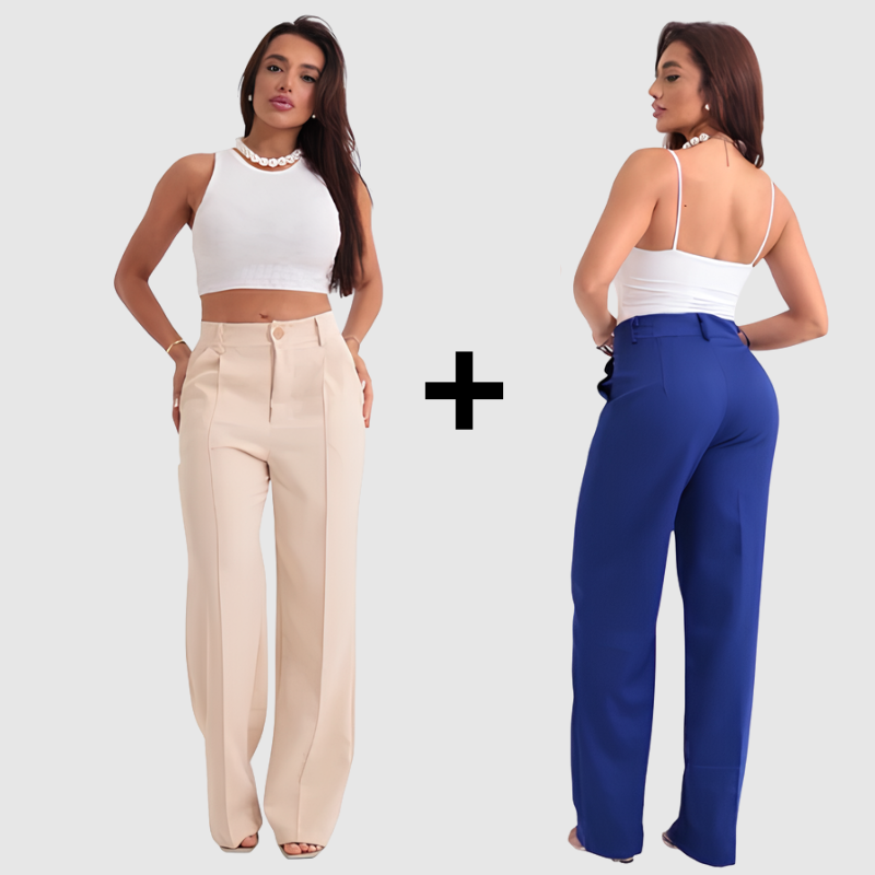 Calça Wide Leg Duna - Compre 1 Leve 2