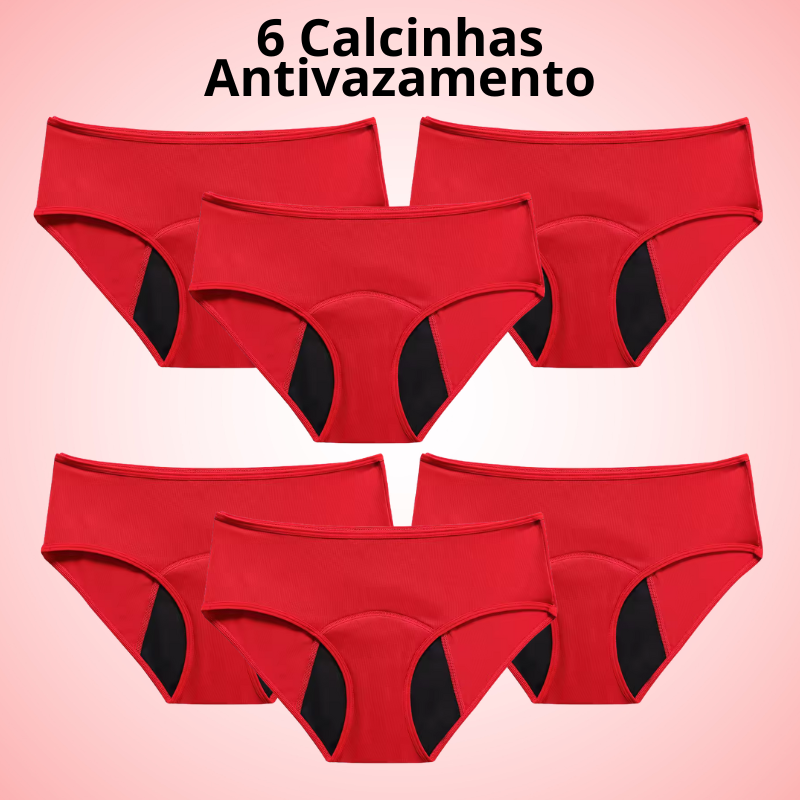 Calcinha Antivazamento ConfortLife - Compre 3 Leve 6