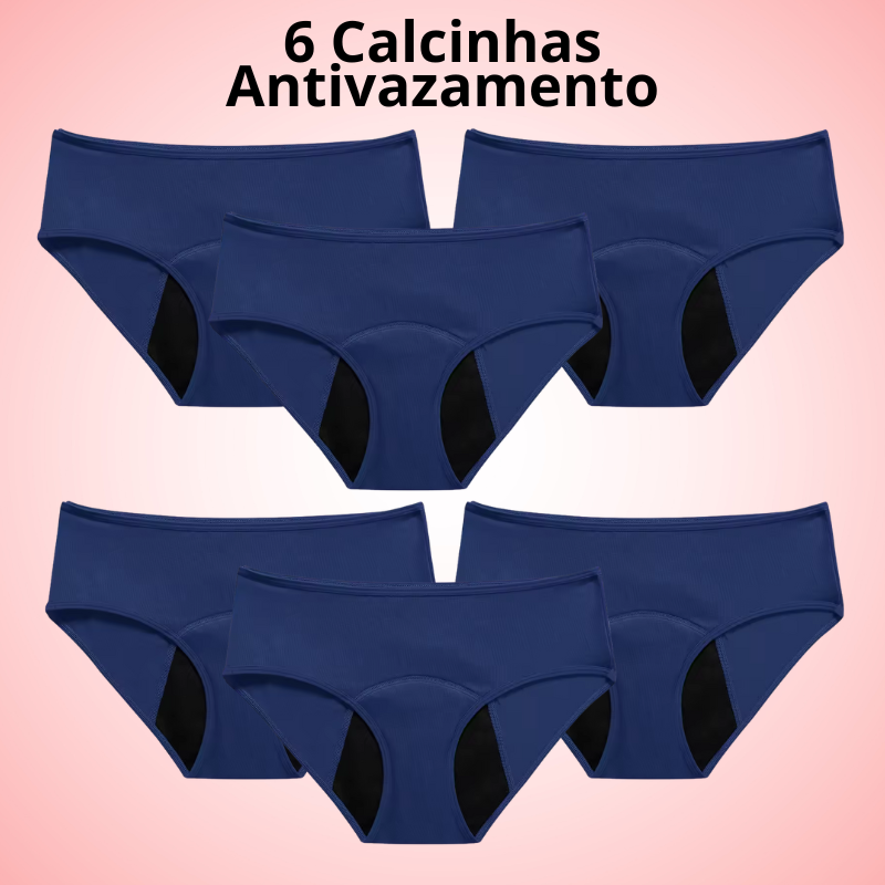 Calcinha Antivazamento ConfortLife - Compre 3 Leve 6