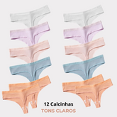 Calcinha Anti-bacterianas CottonConfort® - Anti-Candida Supreme COMPRE 5 LEVE 12