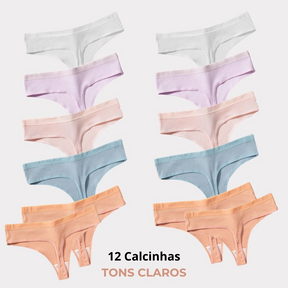 Calcinha Anti-bacterianas CottonConfort® - Anti-Candida Supreme COMPRE 5 LEVE 12