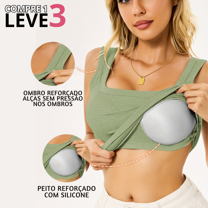 Regata ConfortaFit Modeladora - Compre 1 Leve 3