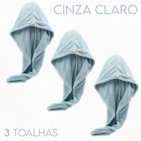 [COMPRE 1, LEVE 3] HairDry™ - Toalha de Microfibra Para Cabelos