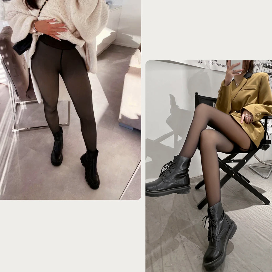 Meia-Calça de Lã Translúcida - COMPRE 1 LEVE 3