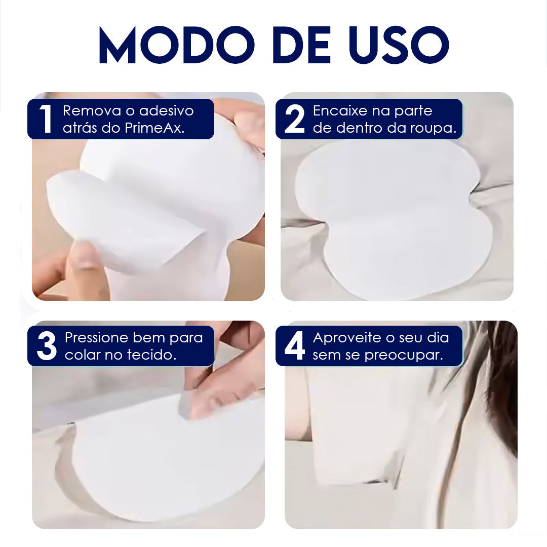 PrimeAx™ - Adesivo Protetor Anti-Suor de Alta Performance