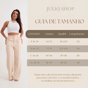 Calça Wide Leg Duna - Compre 1 Leve 2