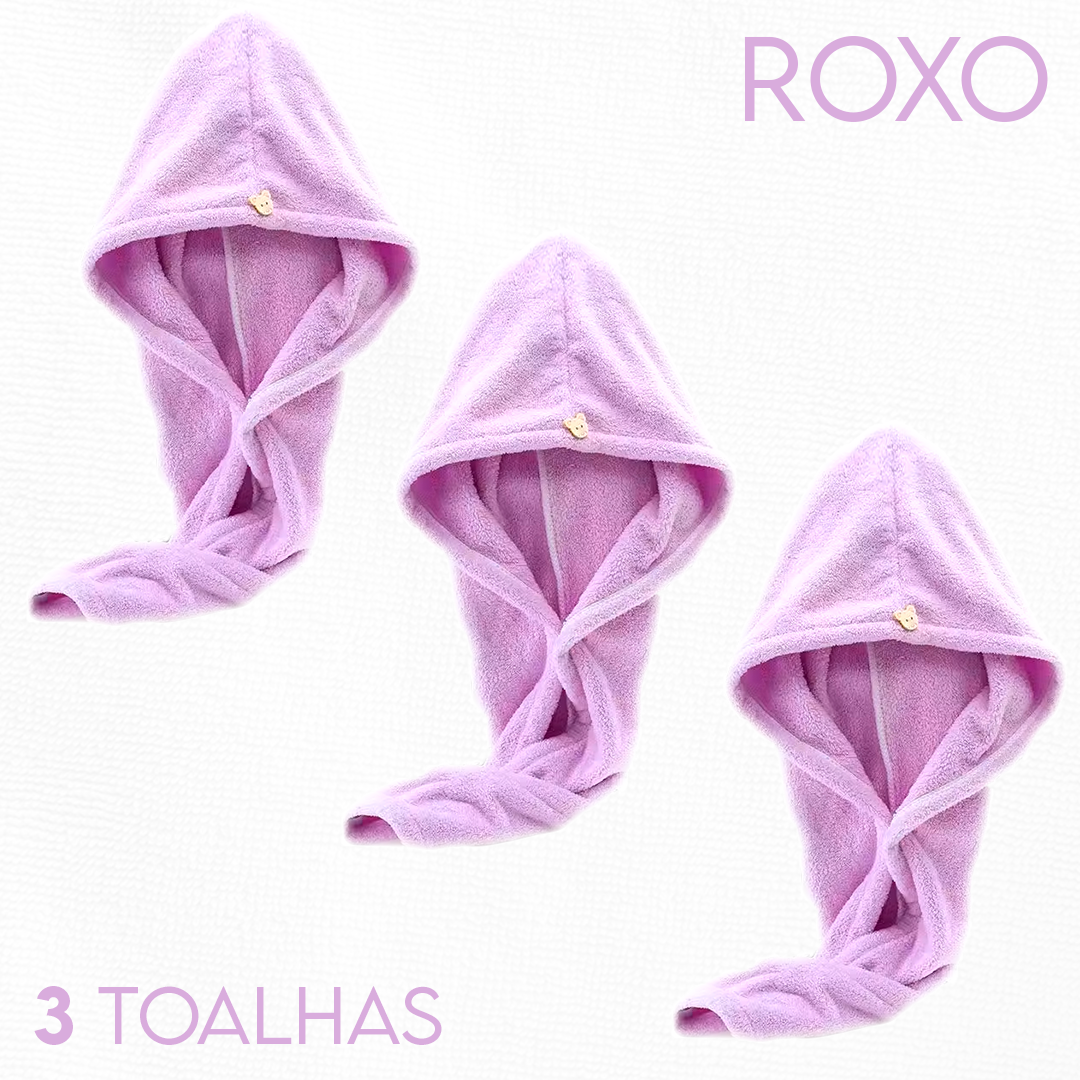 [COMPRE 1, LEVE 3] HairDry™ - Toalha de Microfibra Para Cabelos