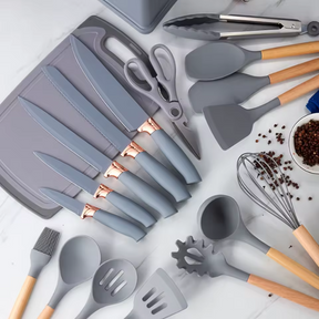MasterChef – Seu Kit Com 19 peças Profissional + Brinde 4 Apoios de colher em silicone!