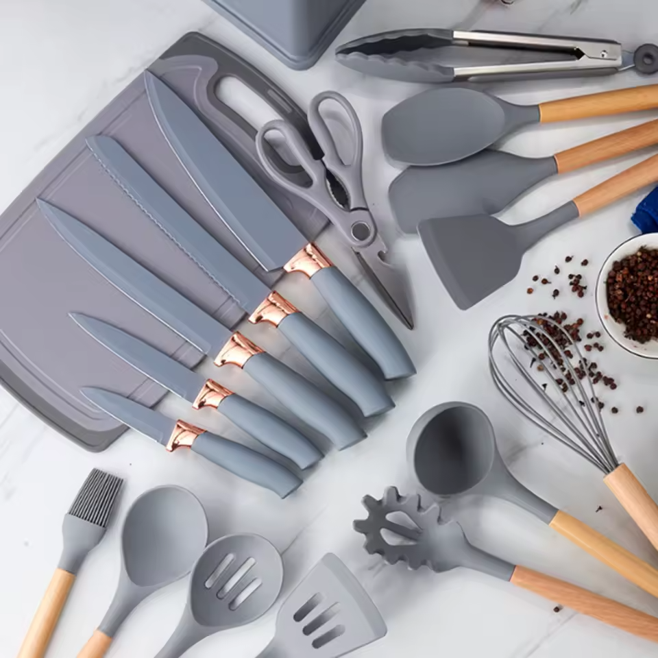MasterChef – Seu Kit Com 19 peças Profissional + Brinde 4 Apoios de colher em silicone!
