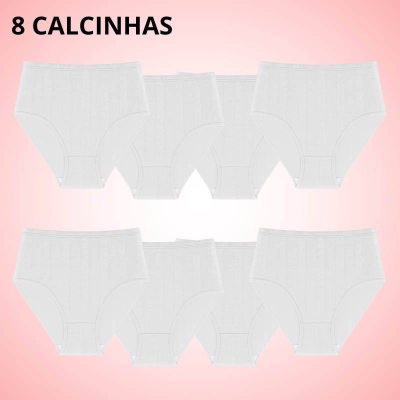 Calcinha Antivazamento BellaProteção – Compre 4 Leve 8