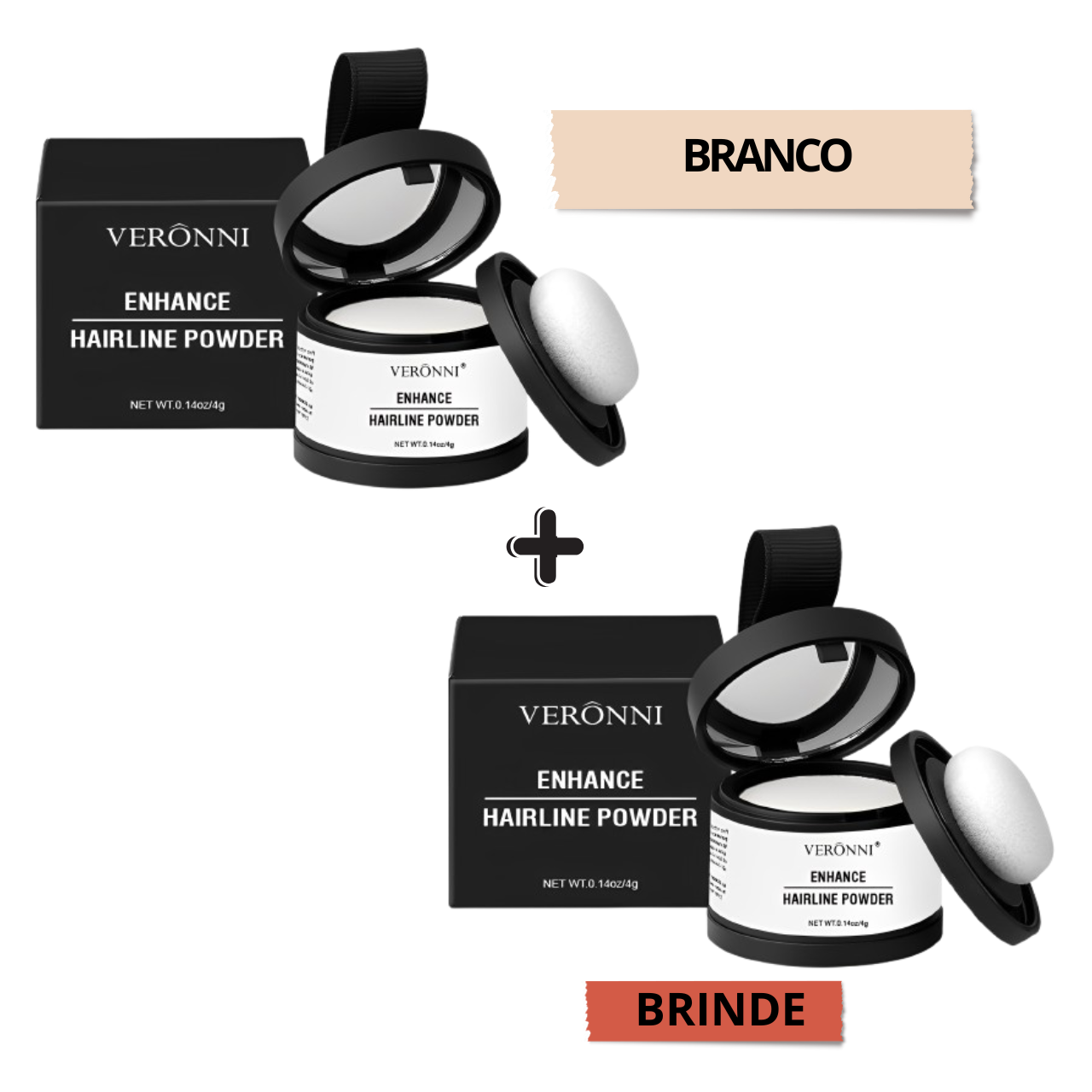 BrilhoLux™ - Maquiagem Capilar em Pó - Compre 1, leve 2 [Compre 1, e Leve o 2º totalmente grátis]